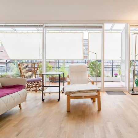 Modernes, Sonniges Appartement Im Herzen Von Duesseldorf Bagian luar foto
