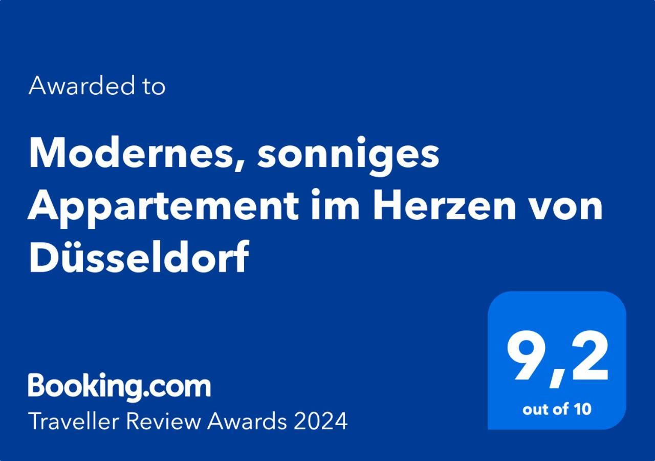 Modernes, Sonniges Appartement Im Herzen Von Duesseldorf Bagian luar foto