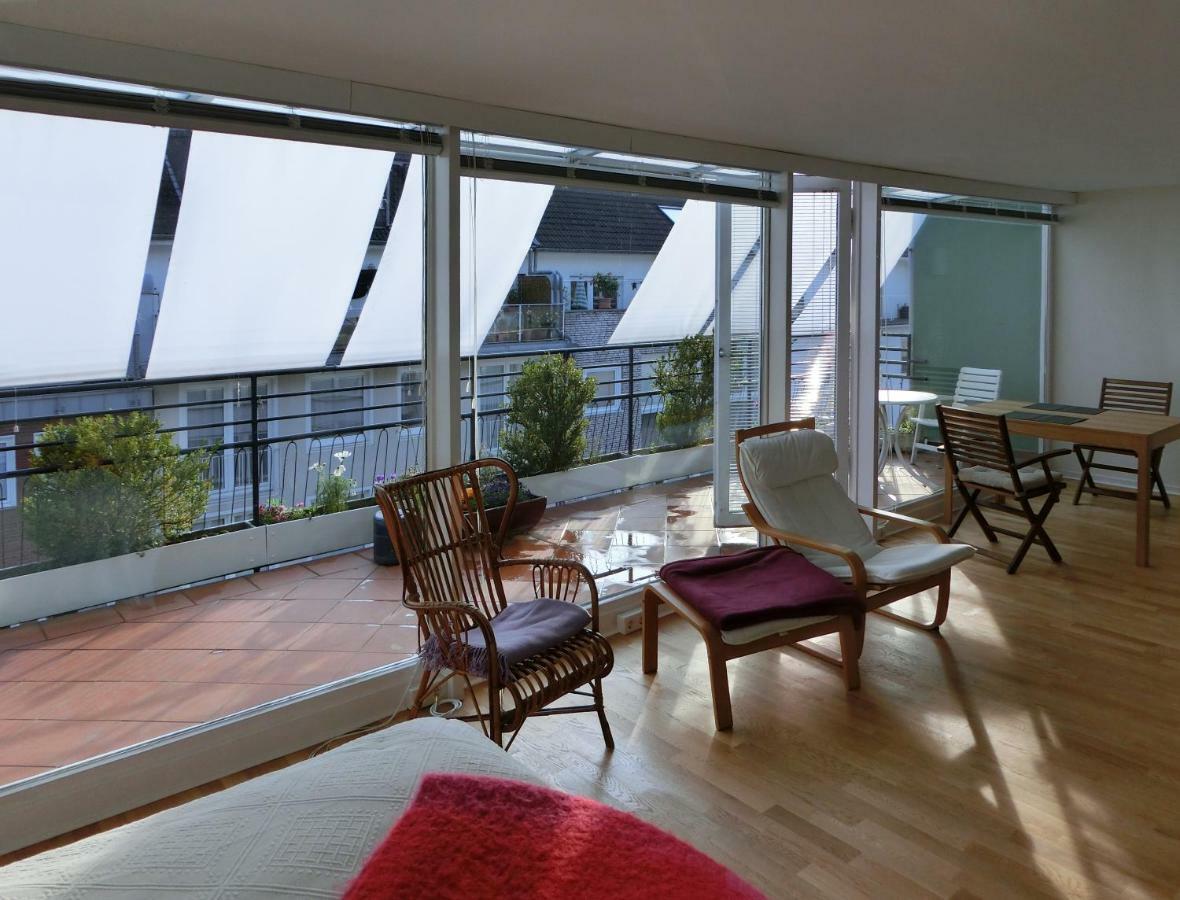 Modernes, Sonniges Appartement Im Herzen Von Duesseldorf Bagian luar foto