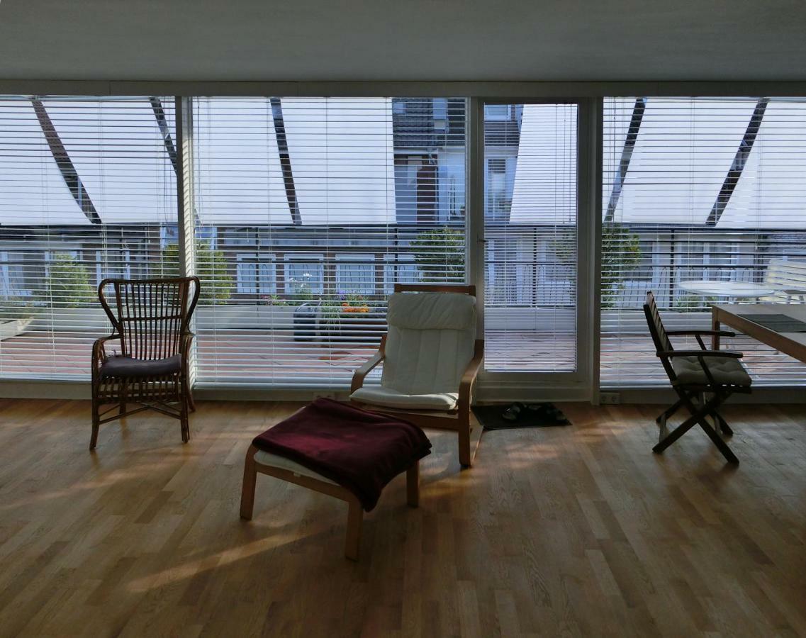 Modernes, Sonniges Appartement Im Herzen Von Duesseldorf Bagian luar foto